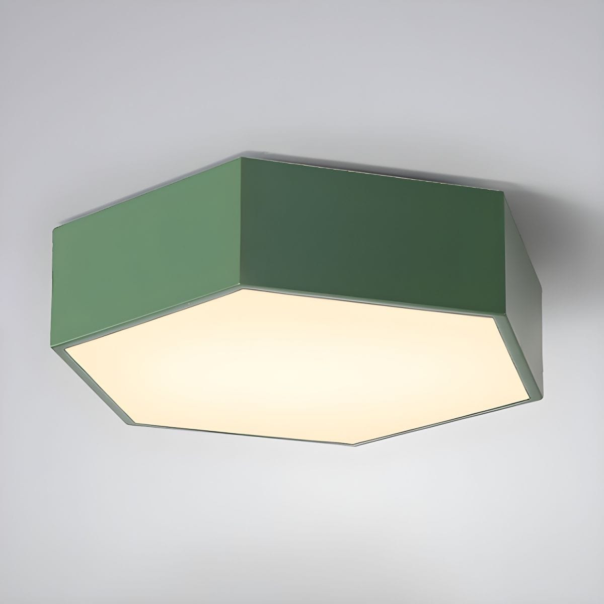 Honeycomb Hexagonal LED Ceiling Light Green Norenza