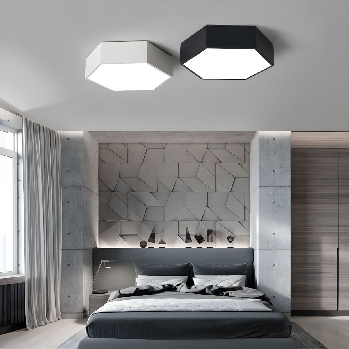 Honeycomb Hexagonal LED Ceiling Light Norenza