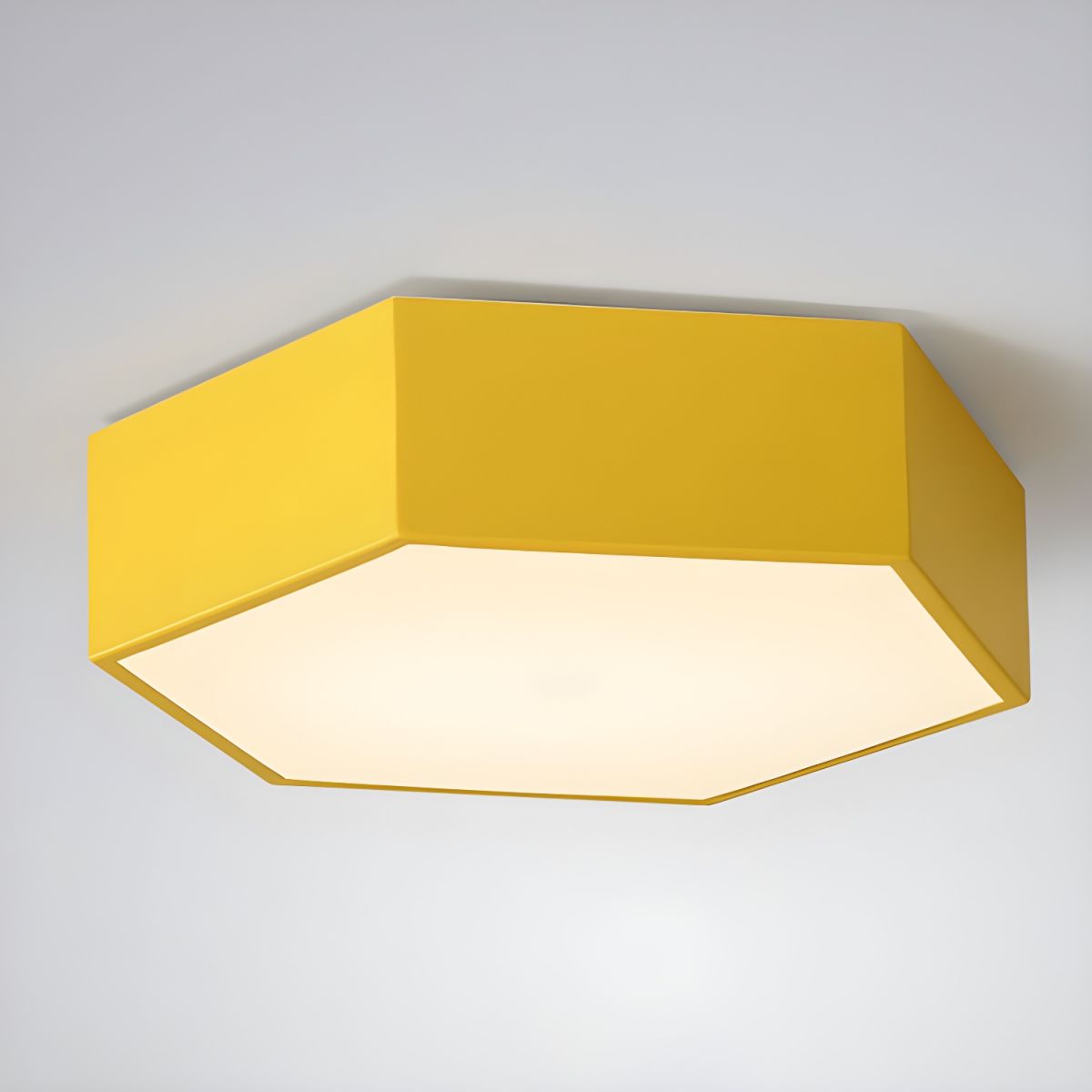 Honeycomb Hexagonal LED Ceiling Light Yellow Norenza