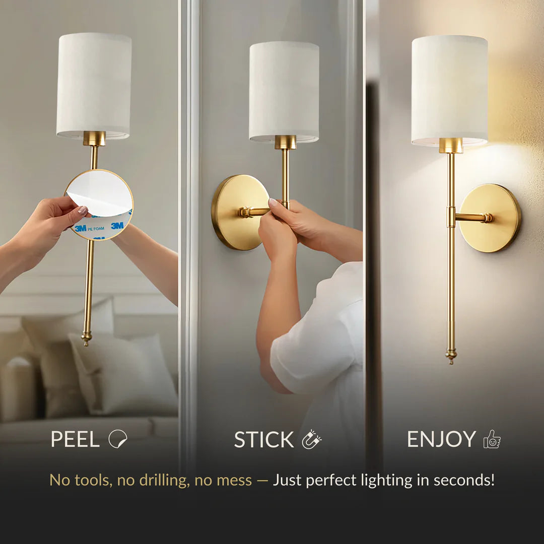 Cordless Cylinder Wall Sconce (SET OF 2)