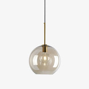 Industrial Amber Glass LED Pendant Light Norenza