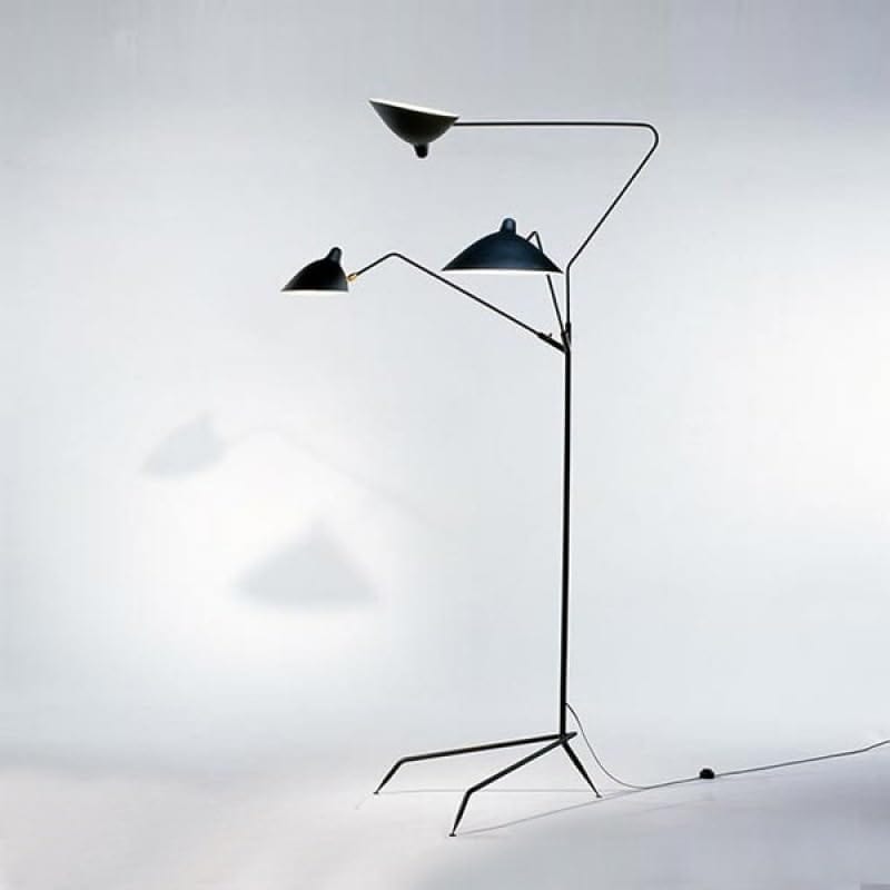 Industrial Design Floor Lamp with Multiple Arms Norenza