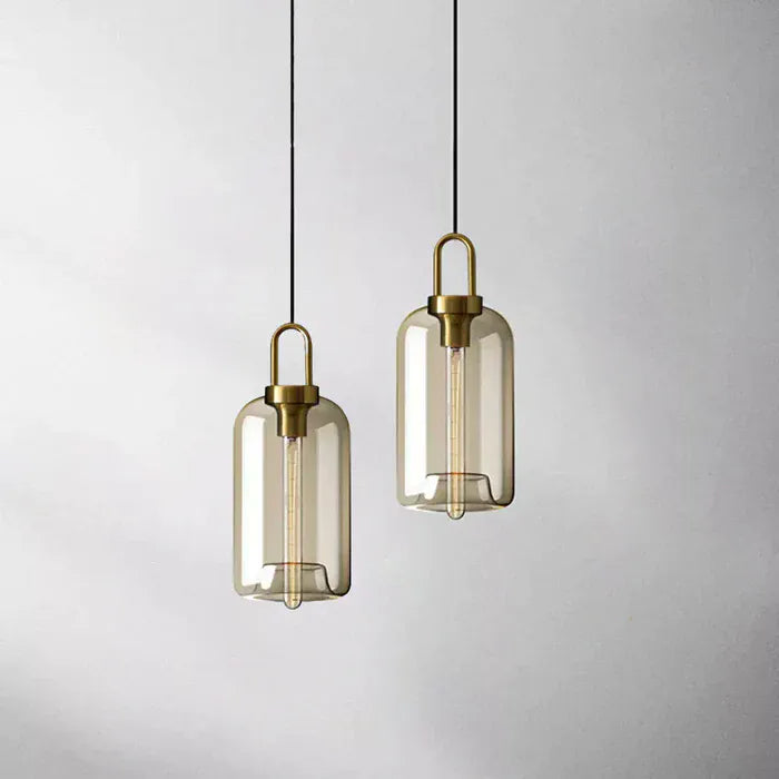 Industrial Glass LED Pendant Light Norenza