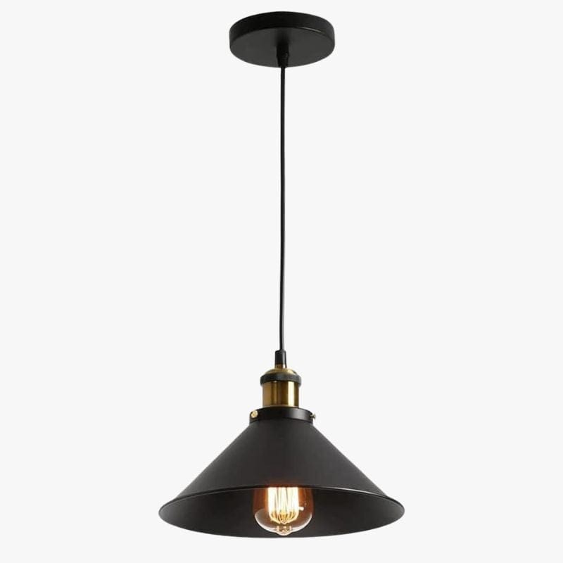Industrial Loft Style Metal Shade LED Pendant Light Norenza