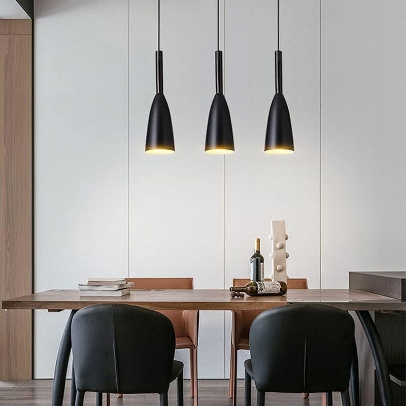 Industrial Metal LED Pendant Light with Shade Norenza