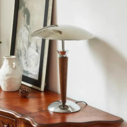 Industrial Style Wood and Iron Desk Lamp Norenza