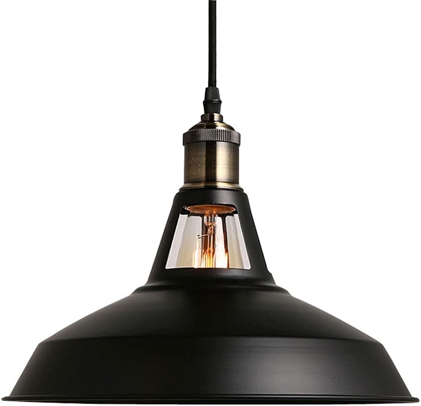 Inna Industrial Pendant Light with Metal Neck Black Norenza