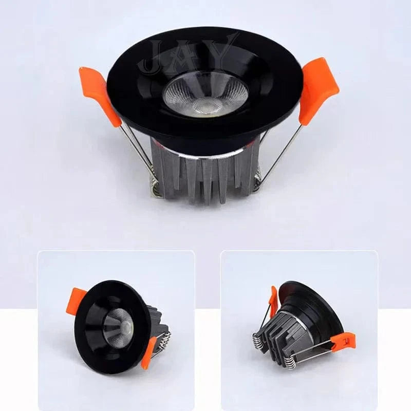 Integrated Mini LED Spotlight for Discreet and Elegant Lighting Black Norenza