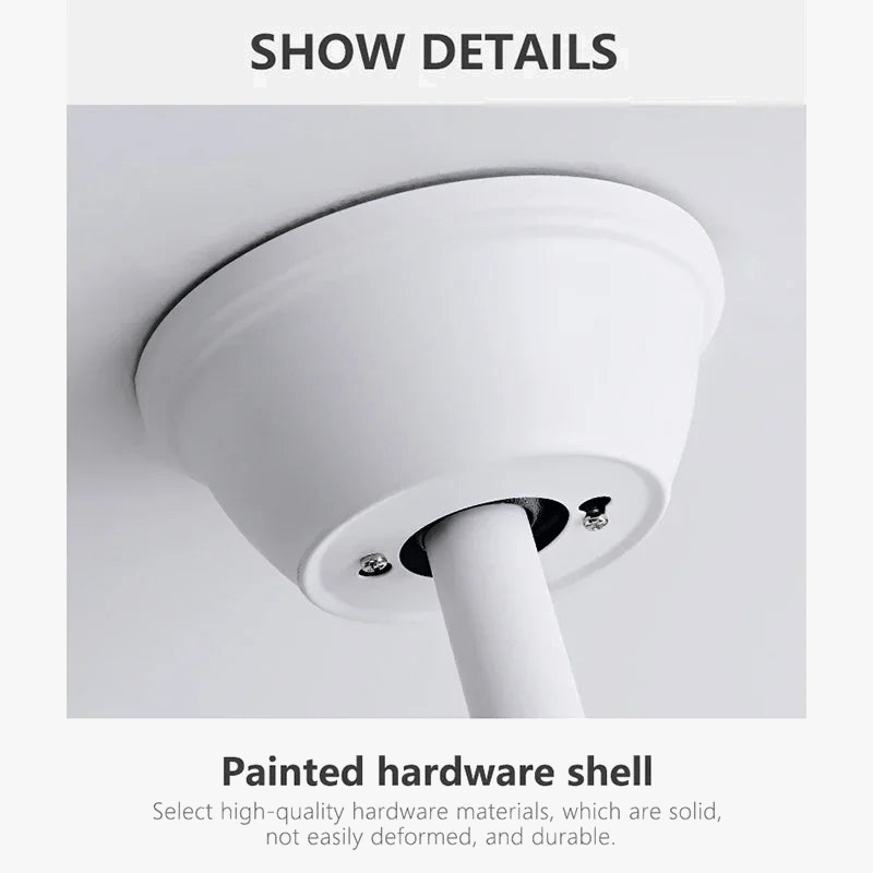 Invisible Ceiling Fan with Light Chandelier for Home Norenza