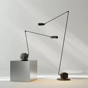 Italian Design Adjustable Motorized Floor Lamp with Pivot Arm Norenza