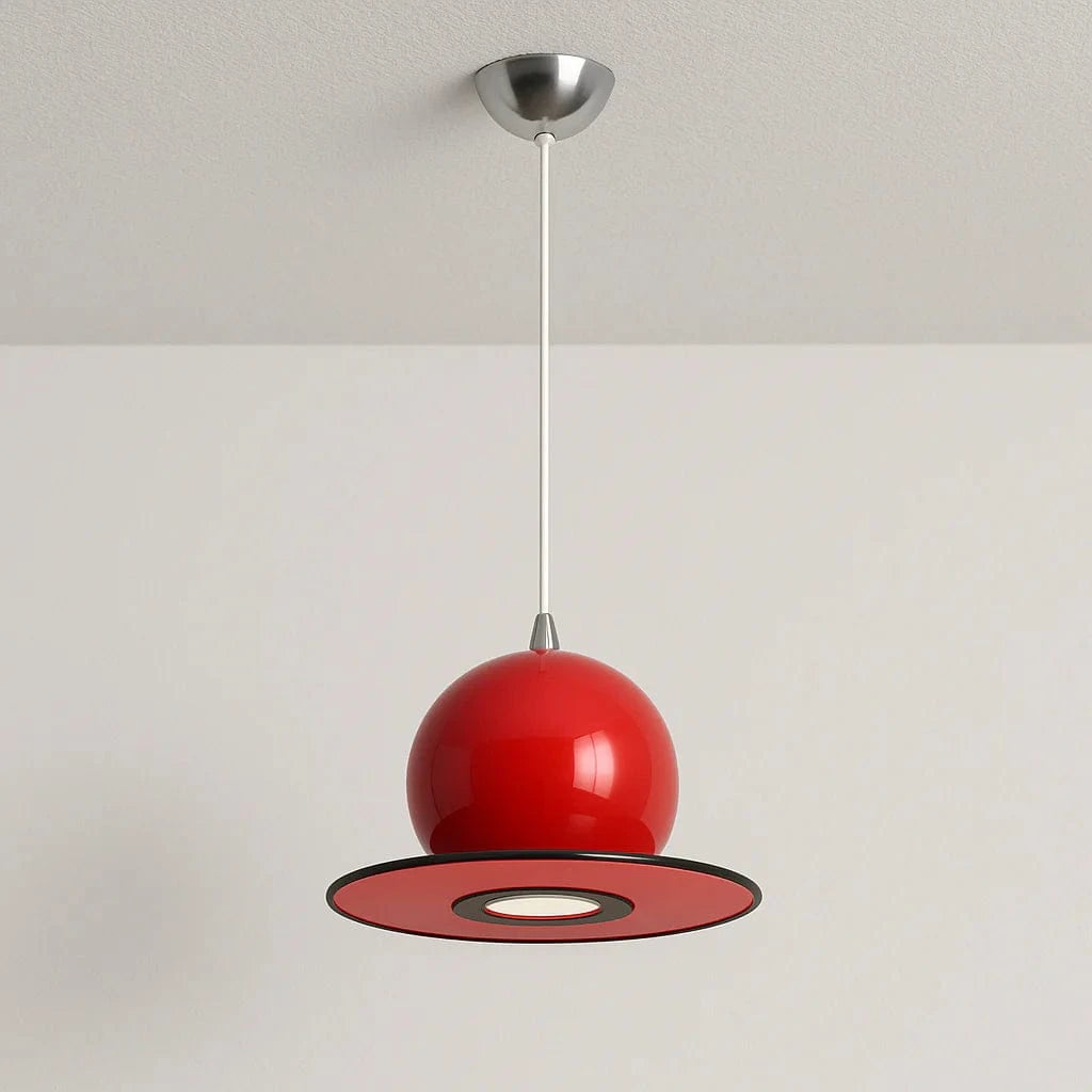 Italian Design Table Lamp for Restaurants and Bars Red Norenza