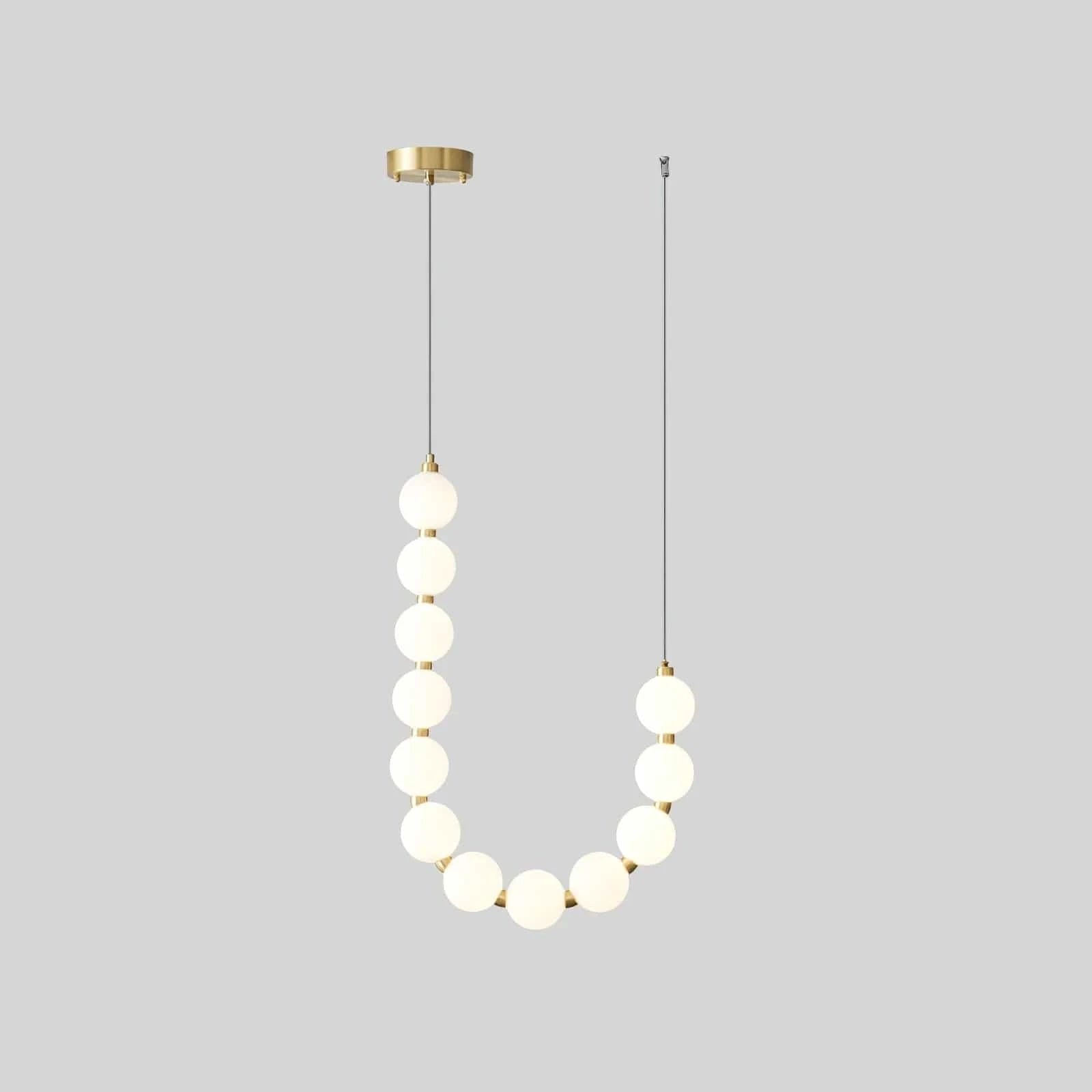 Italian Designer CC 10 LED Glass Ball Pendant Light Norenza
