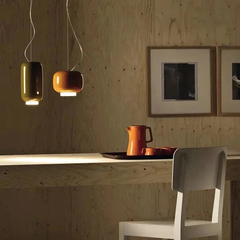 Italian Glass Pendant Light for Bars and Restaurants Norenza