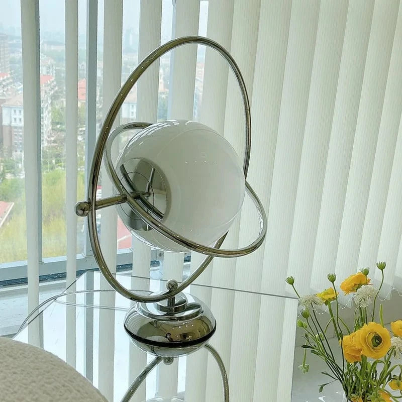 Italian Glass Rotating Design Table Lamp Norenza