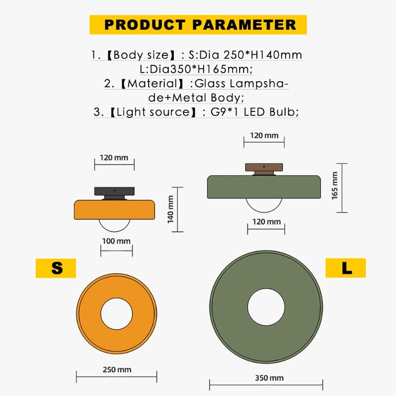 Italian Glass Wall Sconce in White, Green, and Orange Norenza