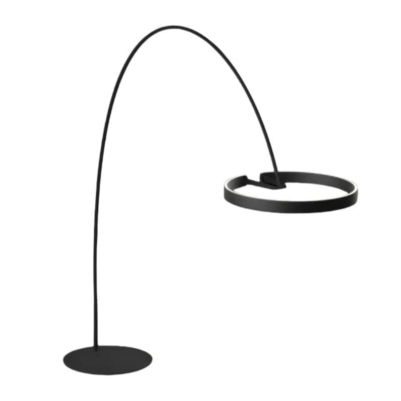 Italian Style LED Floor Lamp for Interior Décor Black / Large Norenza