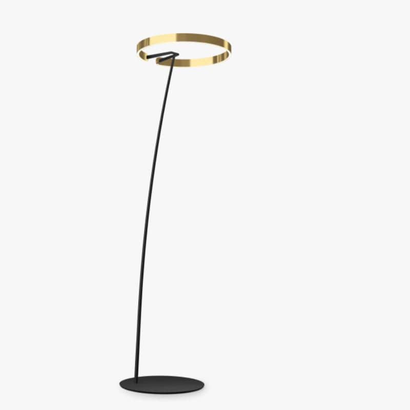 Italian Style LED Floor Lamp for Interior Décor Gold / Straight Norenza