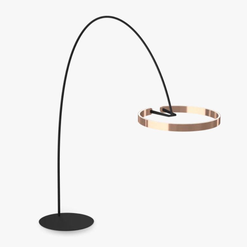 Italian Style LED Floor Lamp for Interior Décor Rose gold / Large Norenza
