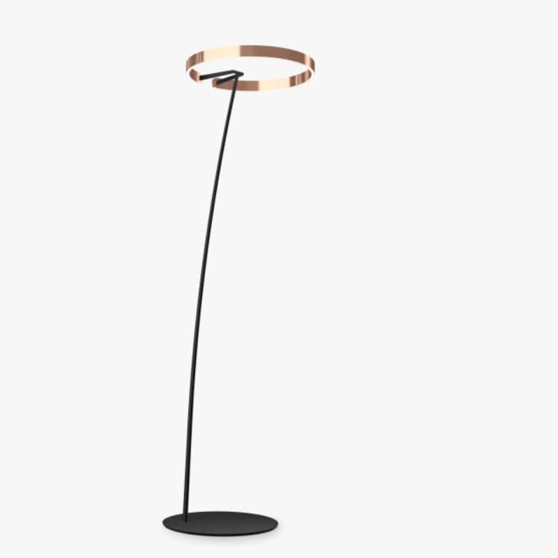 Italian Style LED Floor Lamp for Interior Décor Rose gold / Straight Norenza
