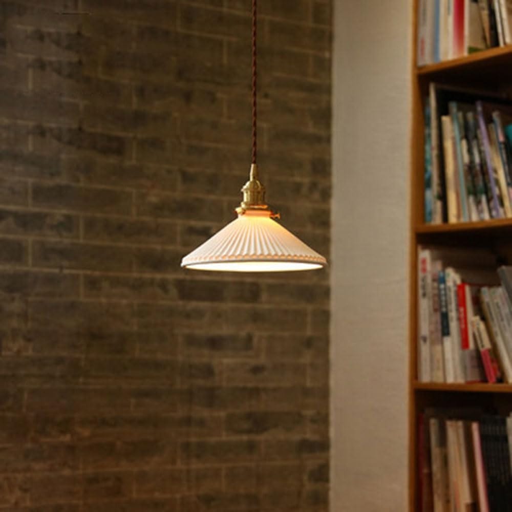 Japanese Ceramic Pendant Light for Kitchen, Dining, Restaurant, Bar, Nordic Luxury LED Ceiling Fixture Norenza