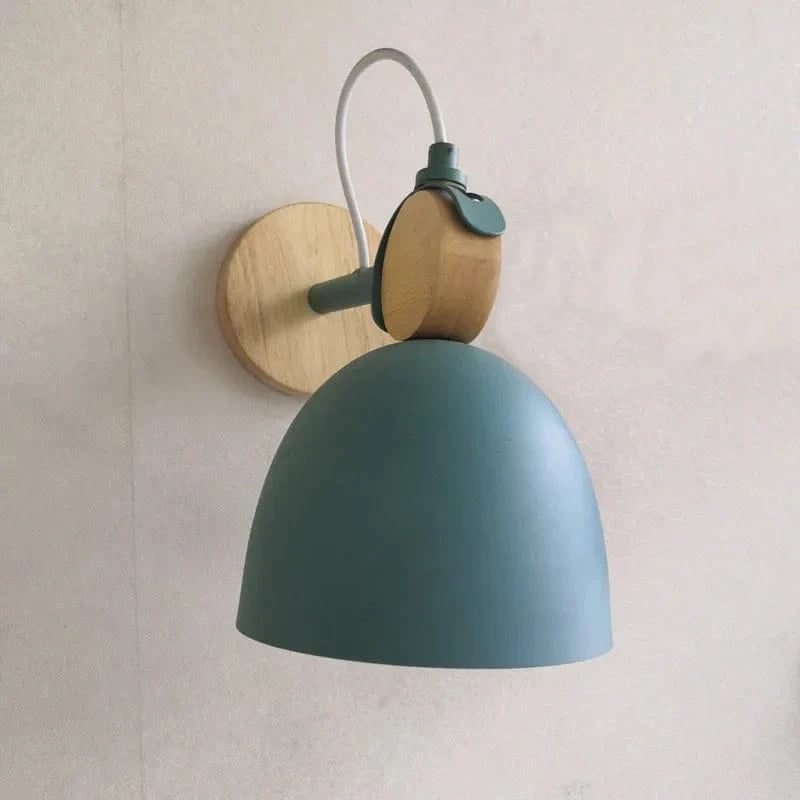 Japanese Style Nightstand Lamp - Nordic Indoor Wall Lighting Blue Norenza