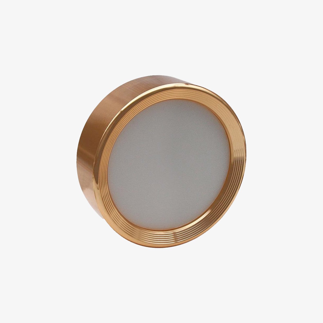 Jasob Colored Aluminum Circular LED Spotlight Design Gold Norenza