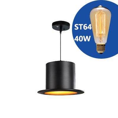 Jazz Hat Shaped Aluminum Pendant Light Fixture Norenza