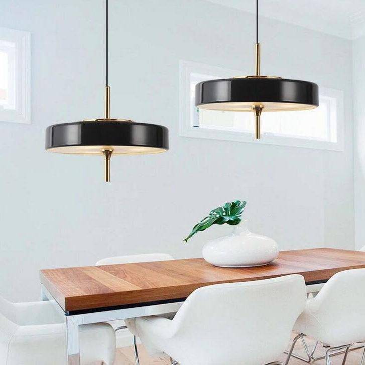 Juna Style Metal Circular Shade LED Pendant Light Norenza