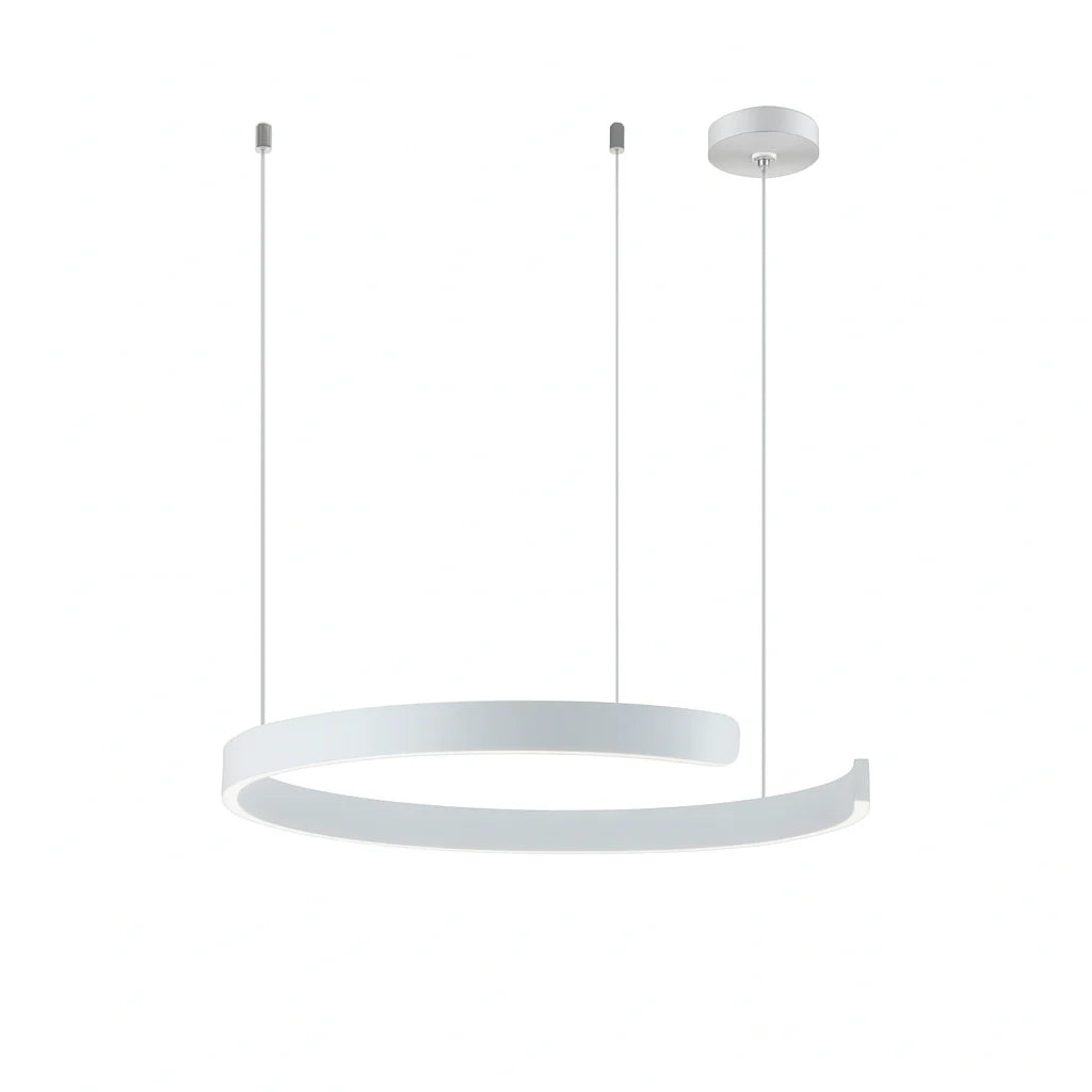 Adjustable Nordic LED Ring Suspension Light for Dining Room, Living Room, Kitchen, and Home Décor