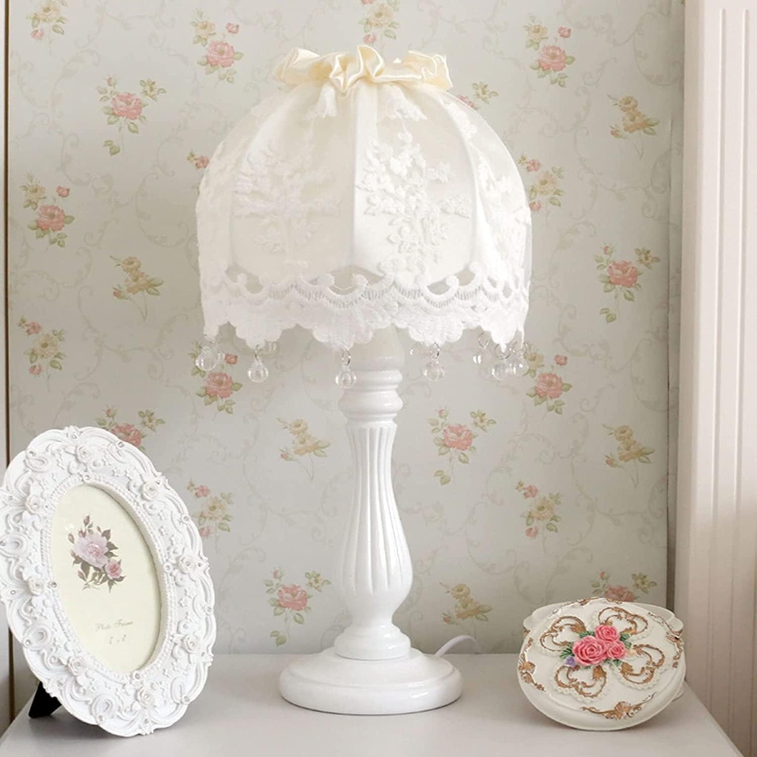 Korean Lace Bedside Lamp for Elegant Home Décor Norenza