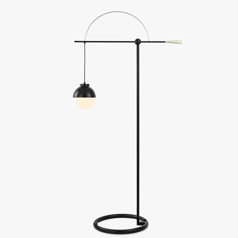 Creative Minimalist Fishing Floor Lamp for Indoor Use