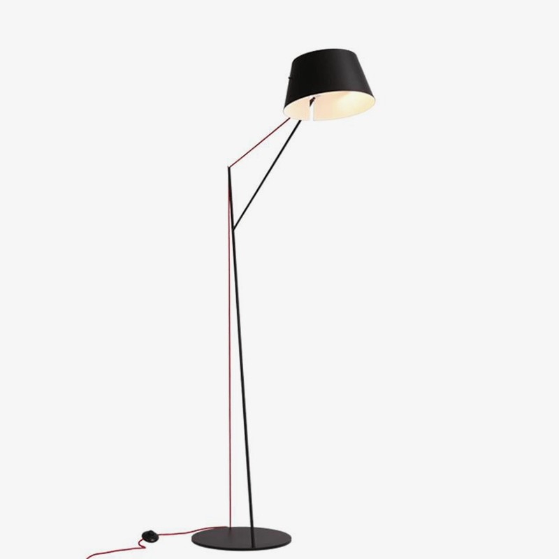 Black Modern Floor Lamp Long