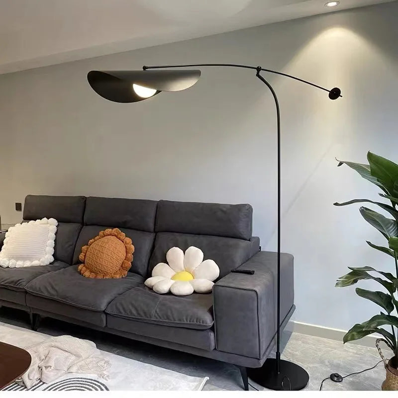 Modern Minimalist LED Fishing Floor Lamp