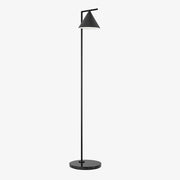 Nordic Design LED Floor Lamp with Marble Base (Black or Gold)
