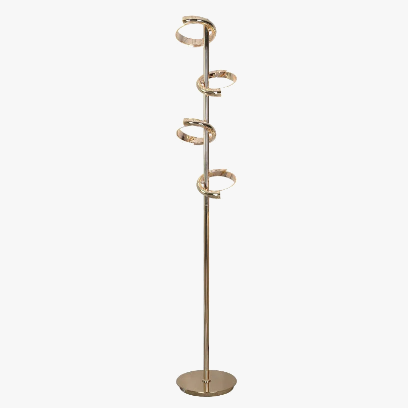 Modern LED Floor Lamp in Iron and Acrylic for Interior Decor