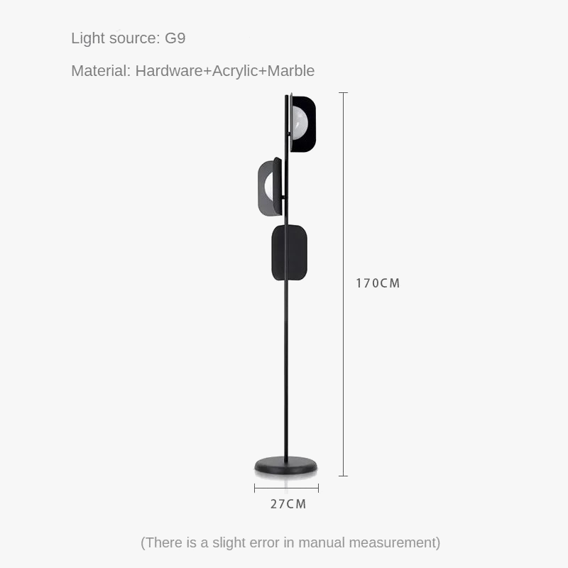 Minimalist Marble Floor Lamp for Modern Interior Decor