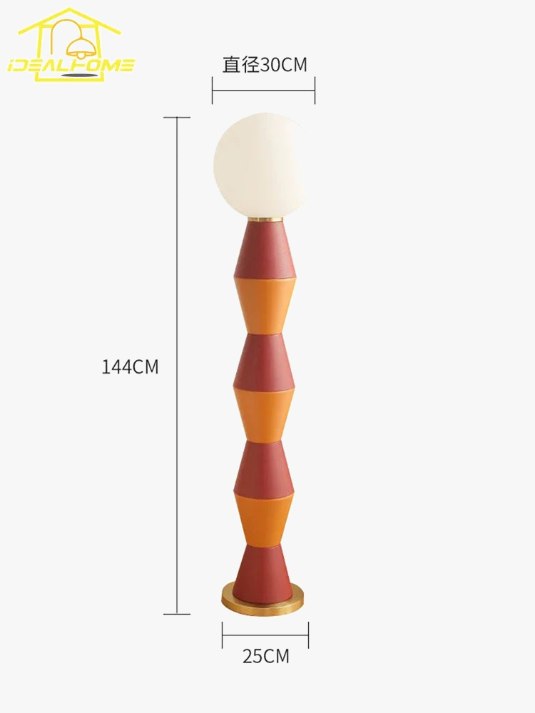 Modern LED Leather Floor Lamp for Home Décor