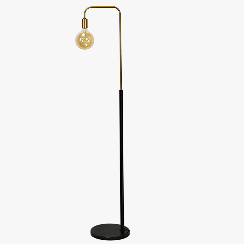 Creative Minimalist Brass LED Floor Lamp