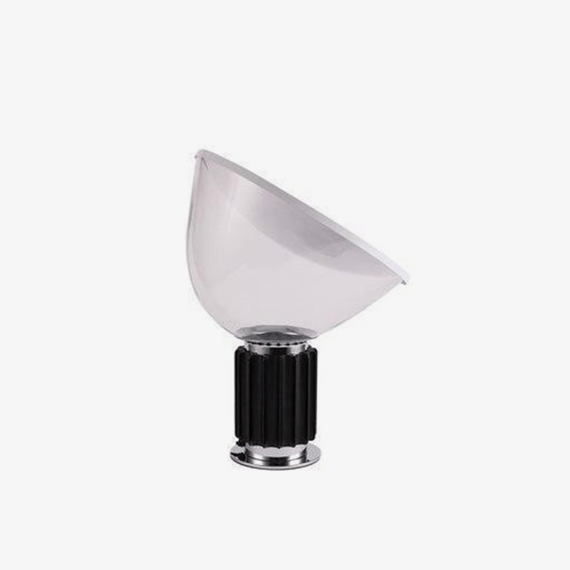 Modern LED Desk Lamp with Industrial Base and Round Shade