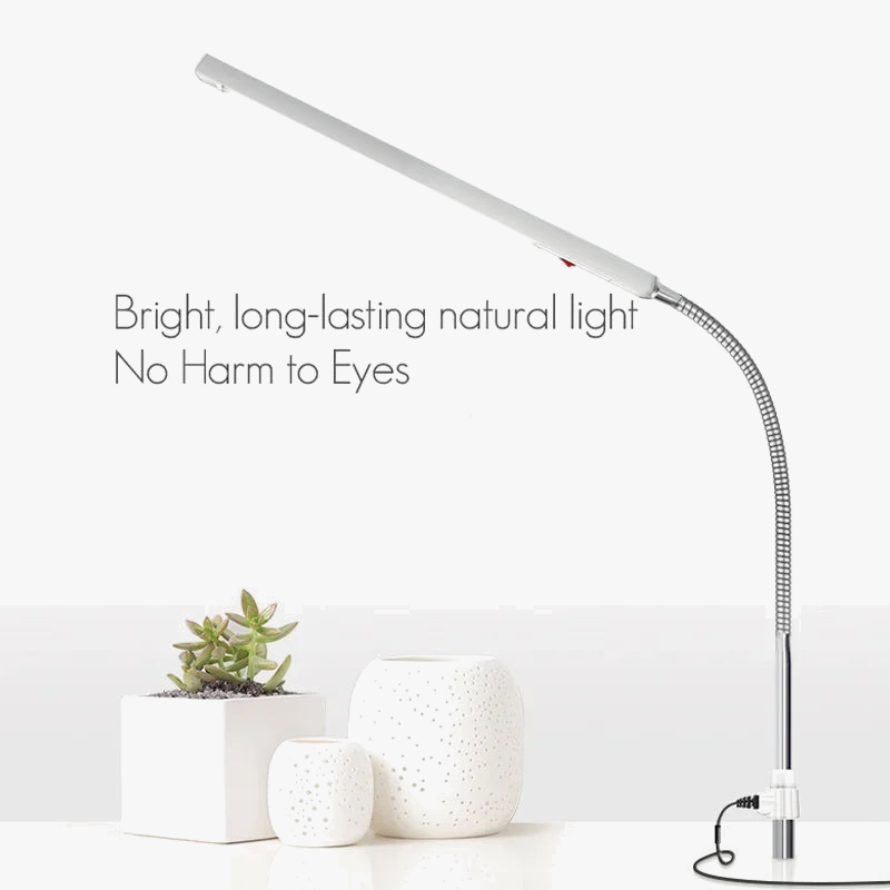 lampe de bureau en aluminium à led ultra mince rotative pour soins des yeux