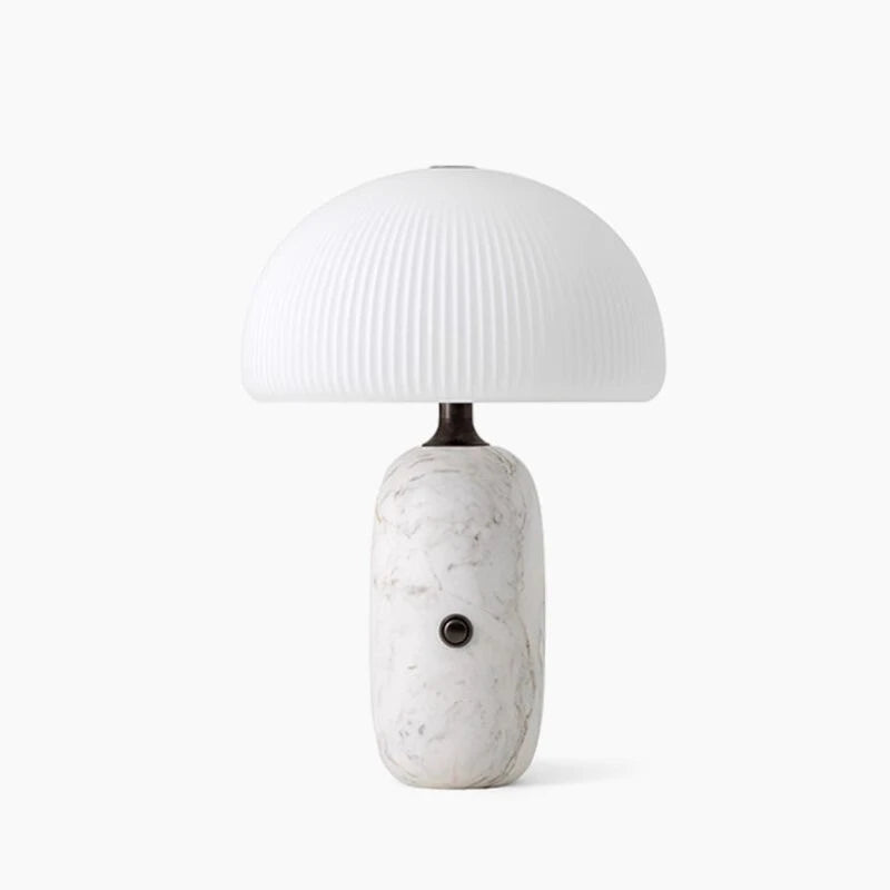 Minimalist Marble Desk Lamp with LED Lighting