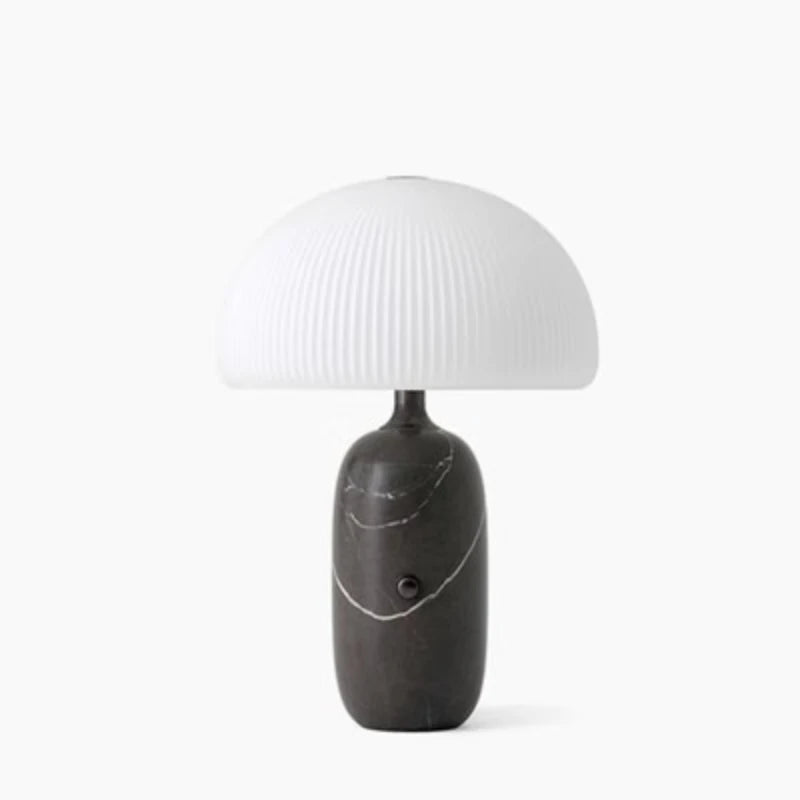 Minimalist Marble Desk Lamp with LED Lighting