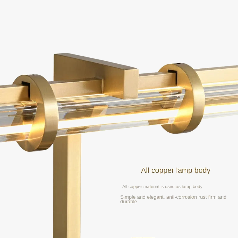 lampe de bureau led moderne en cristal minimaliste pour lecture et travail