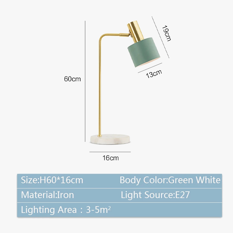 Adjustable Nordic LED Desk Lamp for Reading and Decor