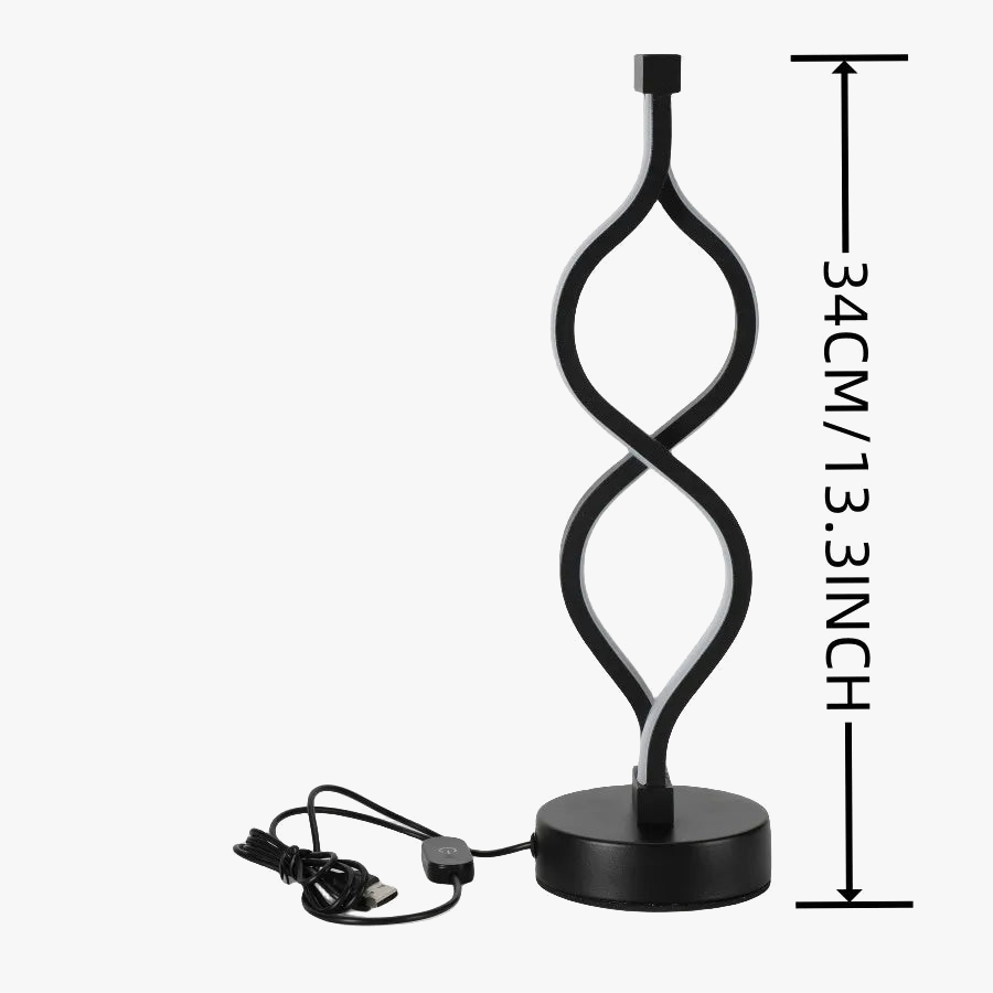 Creative USB Twist Desk Lamp for Home Decoration