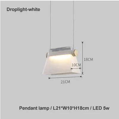 Creative Nordic Design Glass Nightstand Lamp