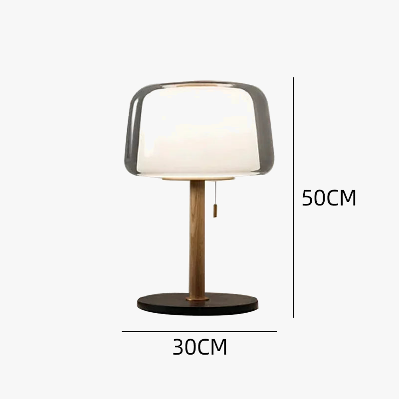 Modern High-End Glass Bedside Lamp