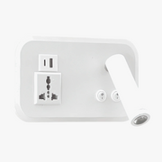LED Wall-Mounted Nightstand Lamp with USB Port and Rotary Switch
