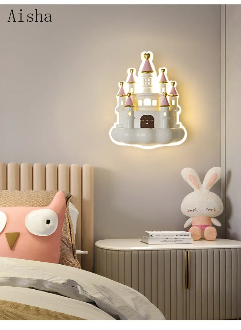 Creative and Protective Princess Castle Night Light for Kids
