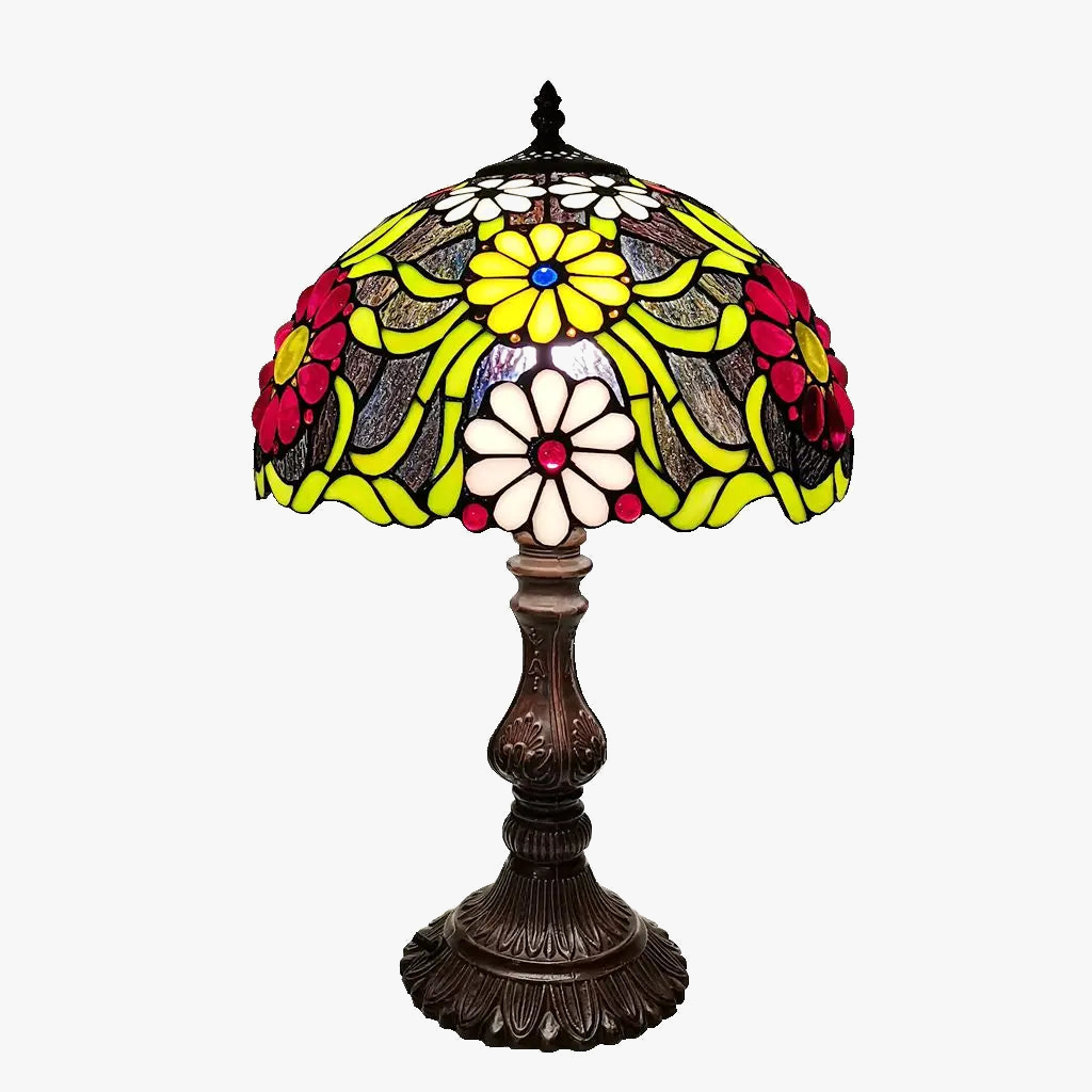 Vintage Tiffany Style Creative Glass Bedside Lamp